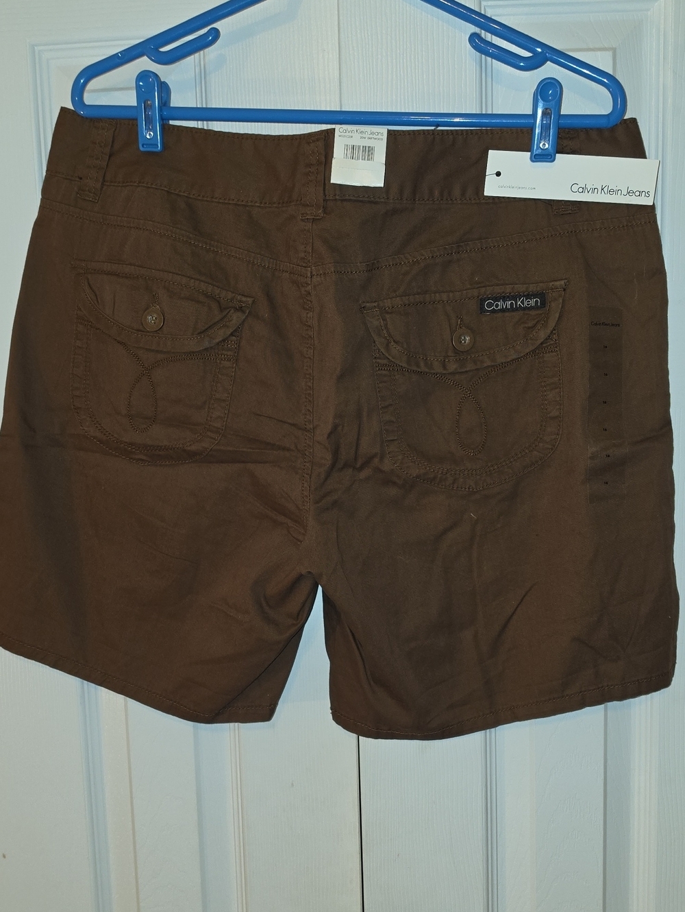 Calvin Klein Brown Casual Back-Pocket Shorts